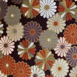 japońskie wzory roślinne chryzantemy