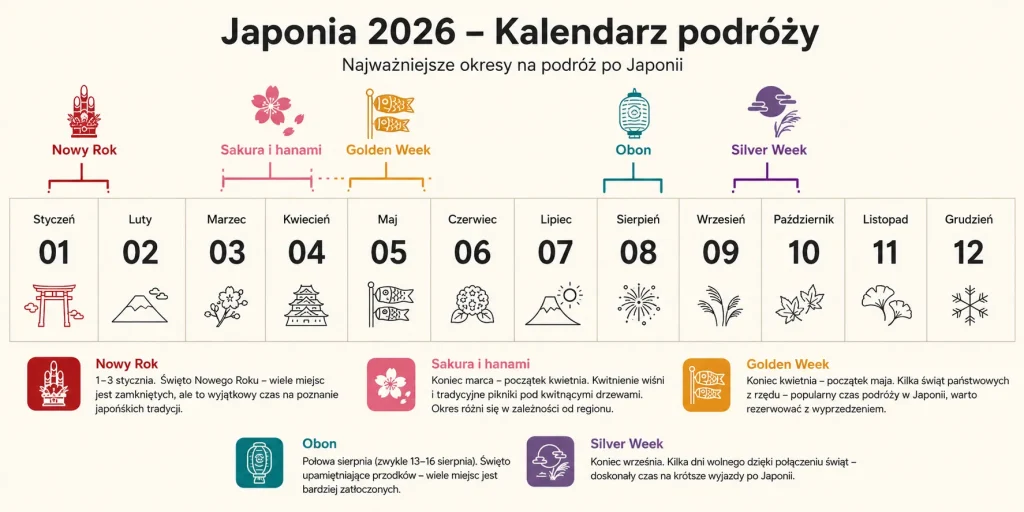 Święta w Japonii 2026 — kalendarz dla podróżnych
