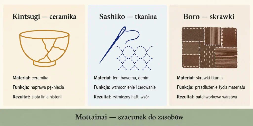 Kintsugi i sashiko — japońska sztuka naprawy, która zmienia myślenie o przedmiotach