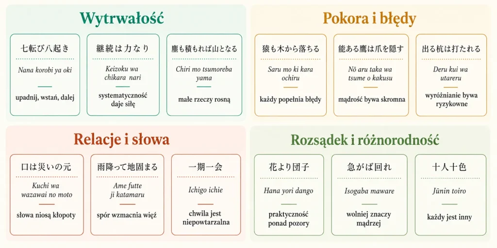 Japońskie przysłowia kotowaza — 20 zdań, które pokazują sposób myślenia Japonii