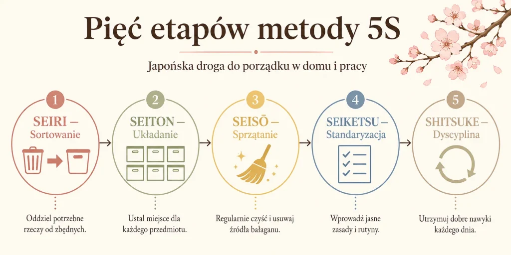 Metoda 5S — japońska organizacja przestrzeni, która zmieni twój dom i biuro