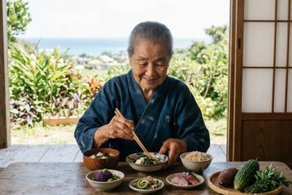 Dieta Okinawy wyjaśniona faktami: bataty, tofu, warzywa, hara hachi bu, niski indeks glikemiczny i styl życia, który pomagał mieszkańcom Okinawy dożywać ponad 100 lat.