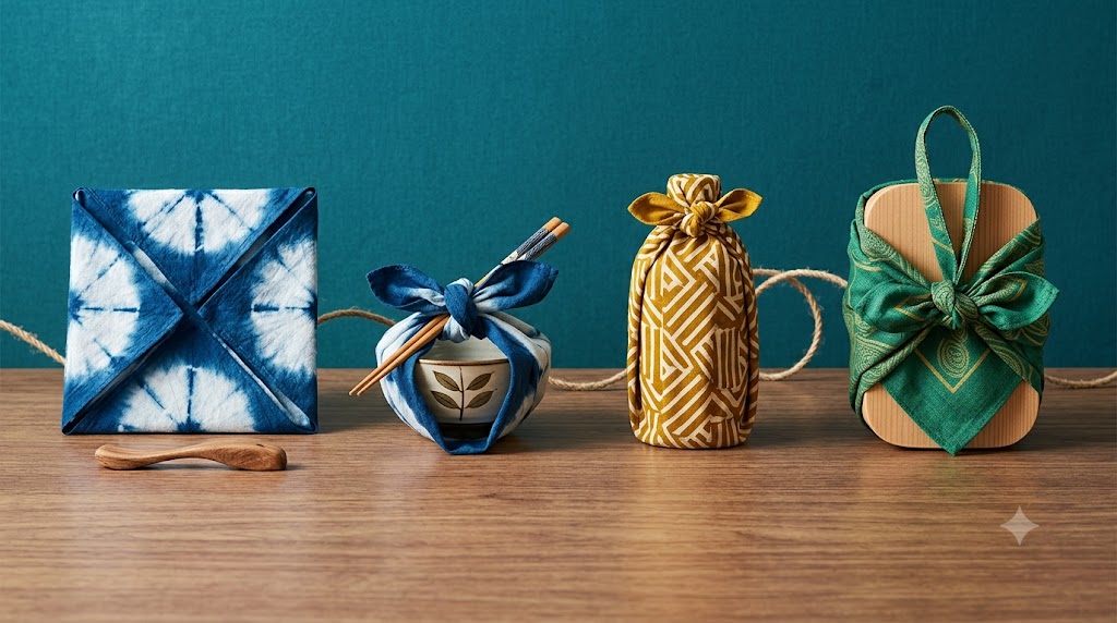 Furoshiki krok po kroku — 20 sposobów wiązania materiału bez papieru, taśmy i plastiku