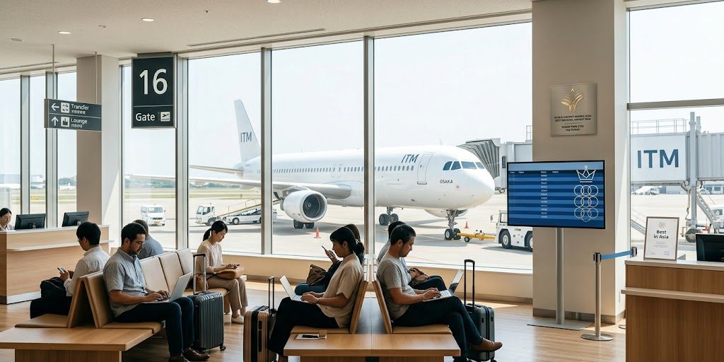 Lotnisko Osaka Itami zostało najlepszym portem lotniczym w Azji w AirHelp Score 2026. Zdecydowały punktualność, oceny pasażerów oraz komfort terminali.