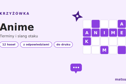 Krzyżówki o anime online