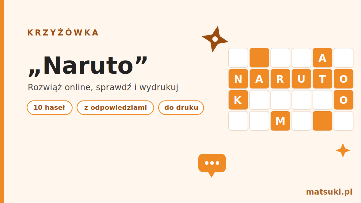 Krzyżówki „Naruto” online