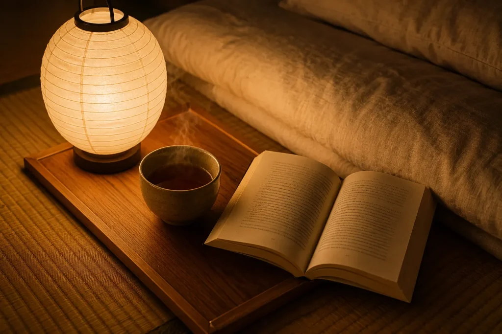 Japońska sypialnia: futon, tatami i spokojny sen