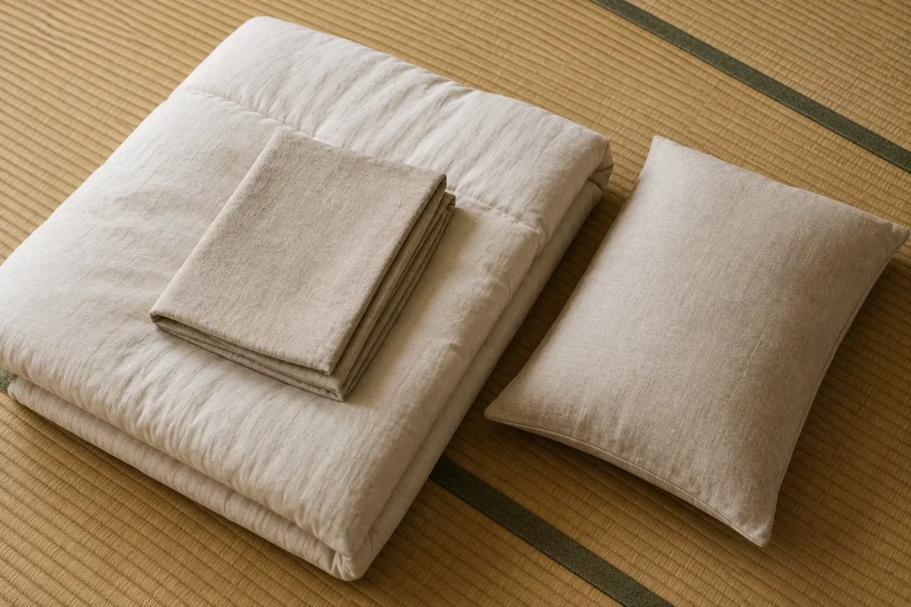 Japońska sypialnia: futon, tatami i spokojny sen