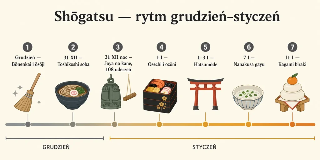 Shōgatsu: japoński Nowy Rok, tradycje i potrawy