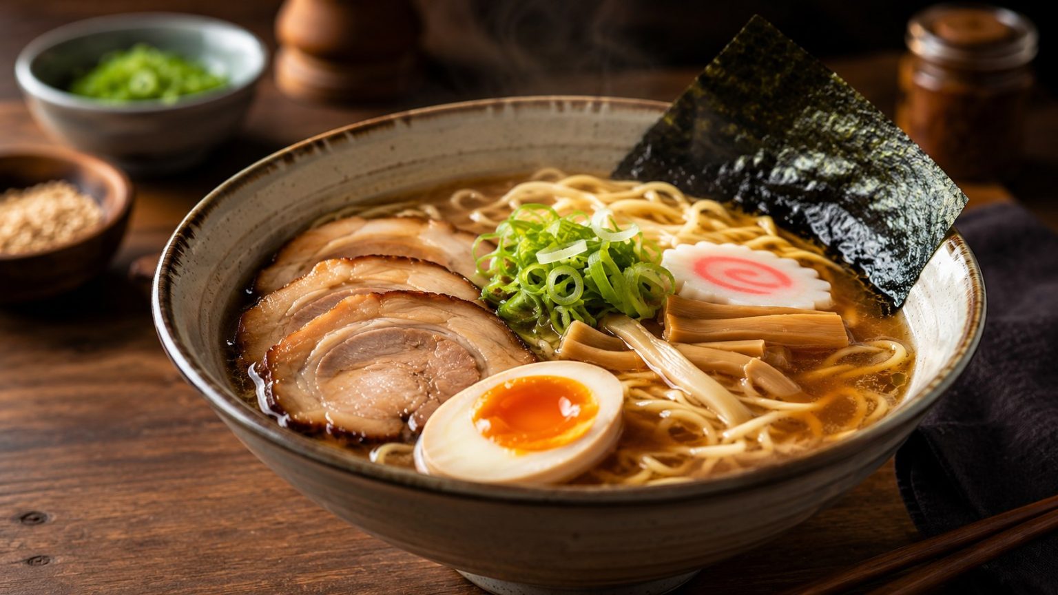 Ramen domowy krok po kroku w 2026 roku: sprawdzony przepis na aromatyczny bulion, sprężysty makaron, tare, olej smakowy i dodatki, dzięki którym japońska zupa smakuje jak w dobrej restauracji w domu.
