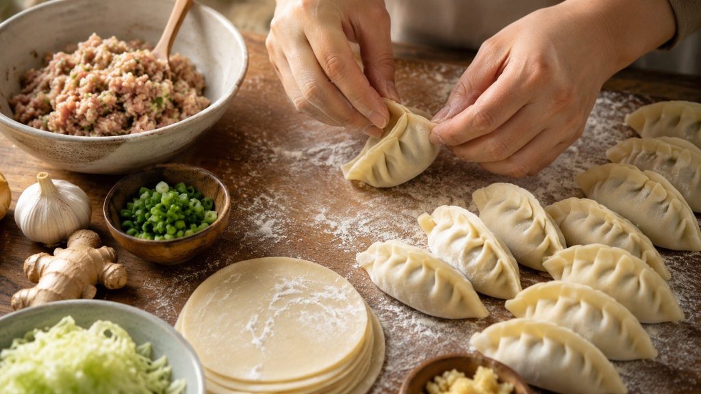 Jak zrobić gyoza domowa krok po kroku? Najlepszy przepis, składniki, farsz i sos