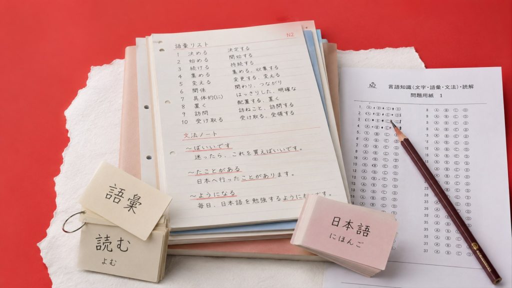 Jak przygotować się do JLPT w lipcu 2026? Ostatni plan nauki N5–N2 na trzy tygodnie
