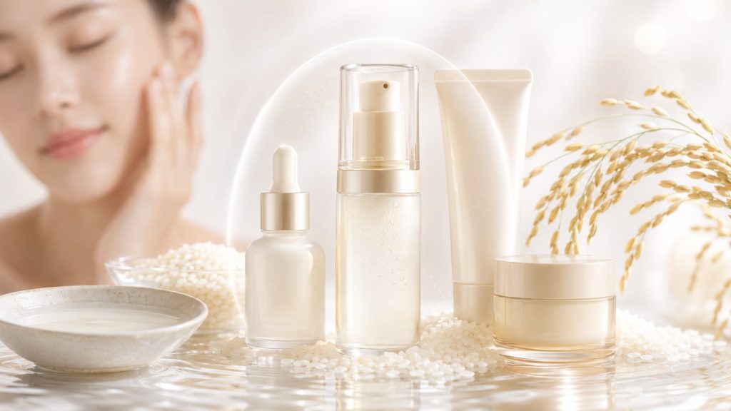 J-beauty 2026: minimalna pielęgnacja, bariera skóry i ryżowe składniki