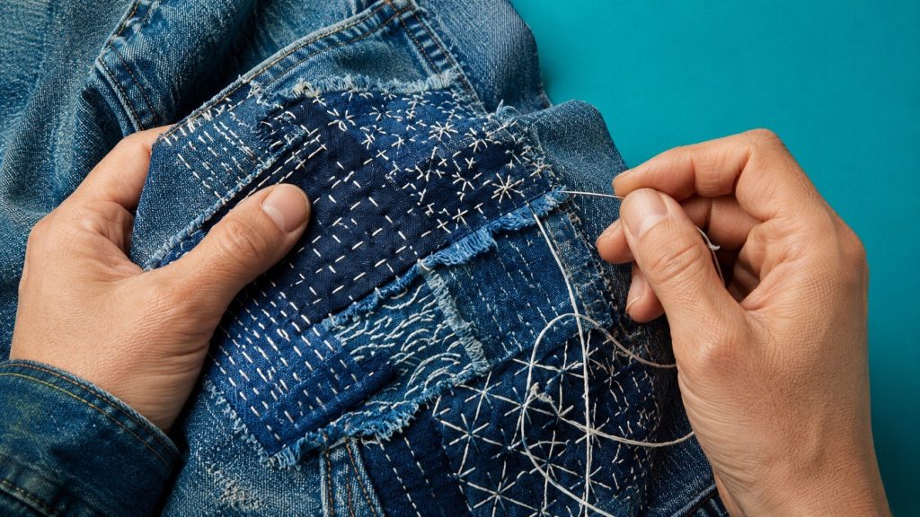 Boro patchwork: jak naprawiać ubrania w japońskim stylu bez maszyny